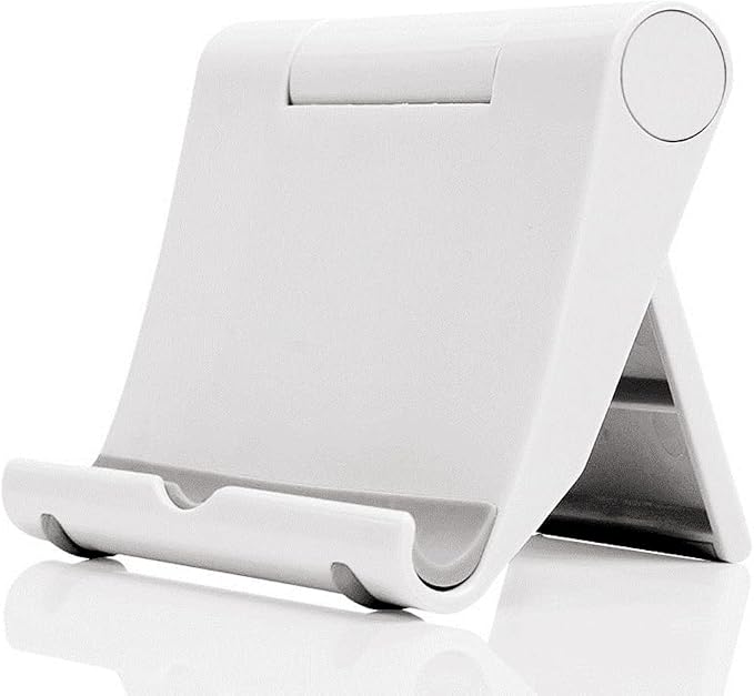 JUSDIQIR Cell Phone Stand for Desk Foldable Cell Phone Holder Desk Tablet by JUSDIQIR