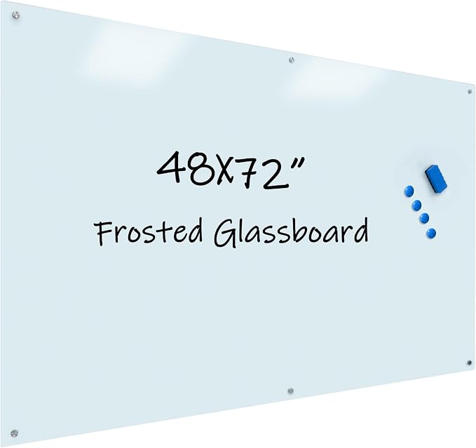 Magnetic Frosted Glass Whiteboard by NEOBAN