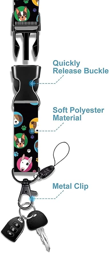 Badge Lanyard, Retractable Badge Holder - Image 3