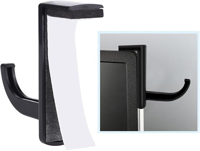 Mudder 4 Pack Monitor Hooks Headphone Headset Hanger Monitor Stand Holder - Image 3