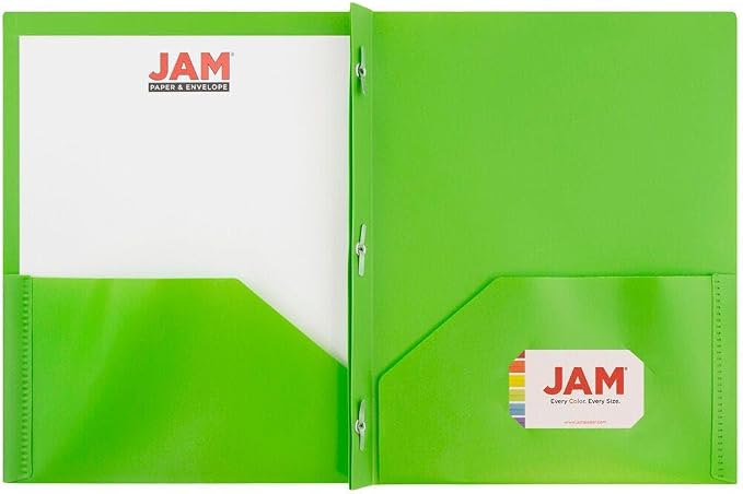 JAM PAPER Plastic Color Pop Folders - Image 5