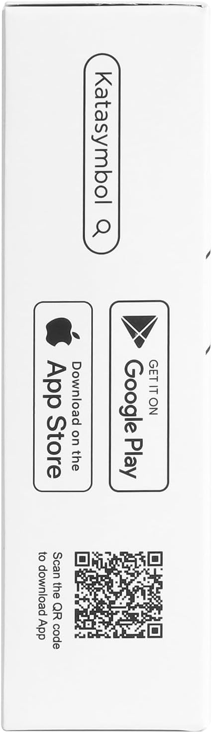 SUPVAN E10 Bluetooth Label Maker Machine with Tape, Continuous Waterproof Label, Versatile App with 35 Fonts and 1k+ Icons, Inkless Labeler for Home, Kitchen, School, Office Organization, Black-DeskLoop Office