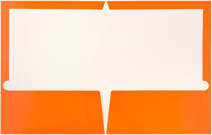 JAM PAPER Laminated Two Pocket Glossy School Folders - Image 2