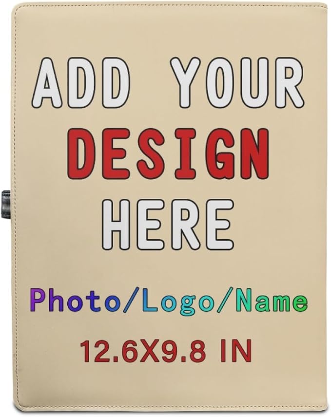 Personalized Padfolio Clipboard Folder Add Your Own Logo Text Text, Custom - Image 2