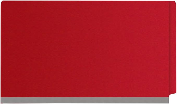 Ecom Folders End Tab Pressboard Classification Folders | Legal Size 25 Pt Stock - Image 3