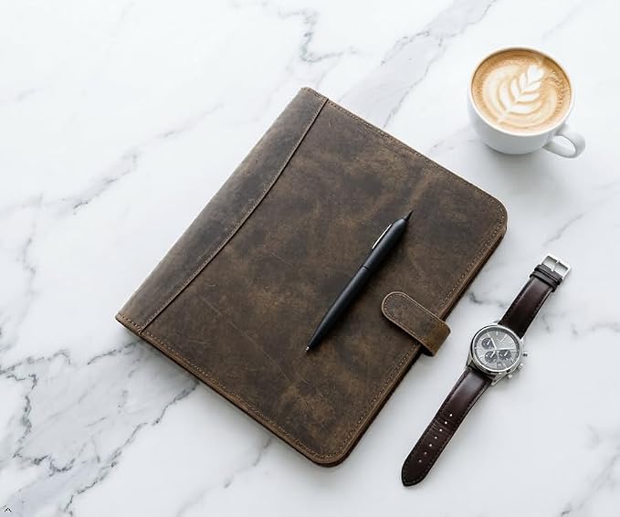 Leather Portfolio, Business Portfolio - Image 8