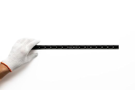 PEC Tools 18" Flexible Metal Ruler, Stainless Steel - Image 6