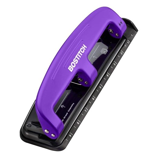 Bostitch Office EZ Squeeze Reduced Effort 3-Hole Punch, 12 Sheets by BostitchOfficeProducts