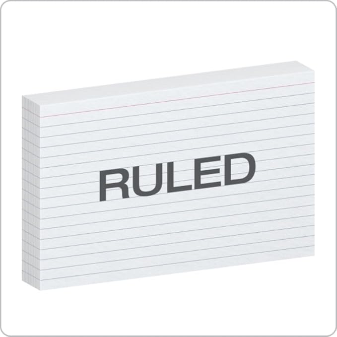 Oxford Ruled Index Cards - Image 2