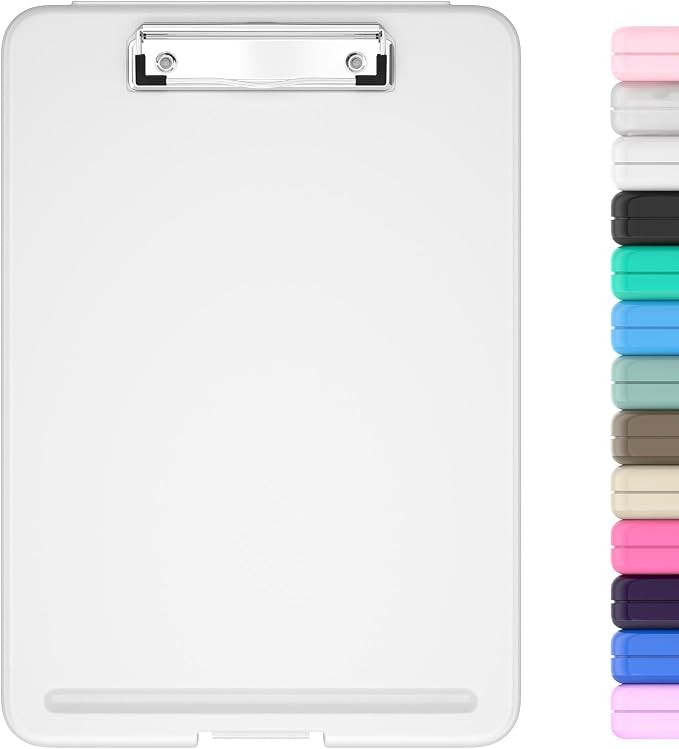 Hongri Clipboard with Storage, 8.5 x 11 Clip Board Foldable, Size 13.4 x 9.4 X by Hongri