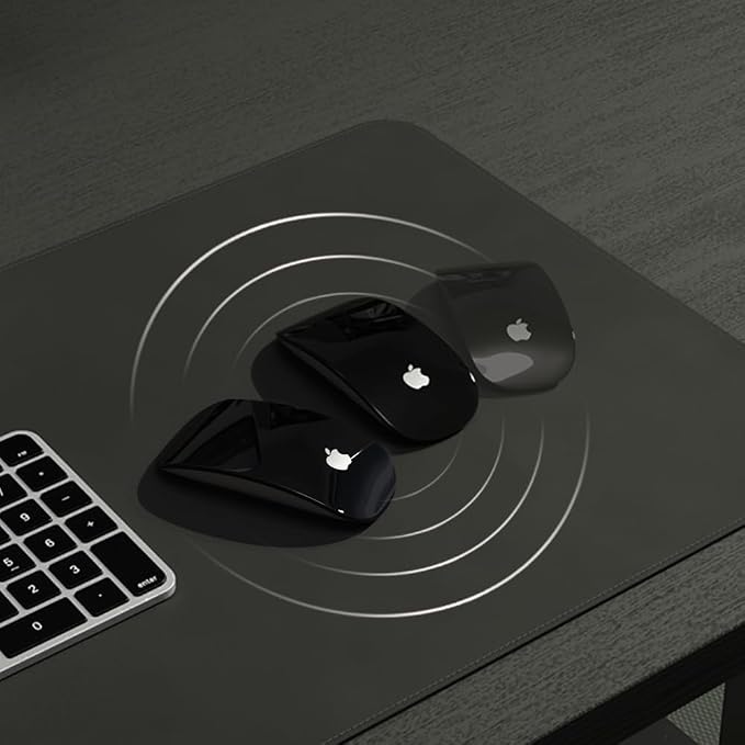 POUT TekDec Mat – Vegan Leather Desk Pad, Water-Resistant Surface, Anti-Slip - Image 6
