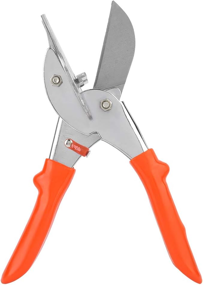Garosa Miter Shear Multifunctional Trunking Trim Cutter 45 to 135° Angle Adjustable Quarter Round Cutting Tool Trunking Tube Trim Scissor for Angular Cutting Moulding Trim-DeskLoop Office