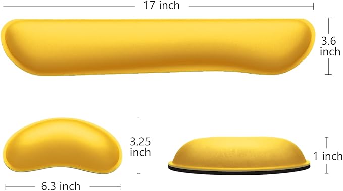 Dapesuom Enlarge Keyboard Wrist Rest, Memory Foam Wrist Cushion - Image 5