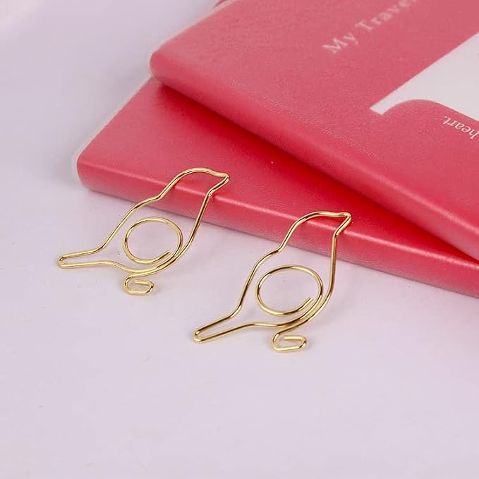 OWLFAVO 40pcs Bird Shape Paper Clips - Image 4