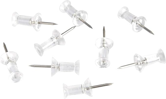 Amazon Basics Push Pins Tacks, Steel Point, by AmazonBasics