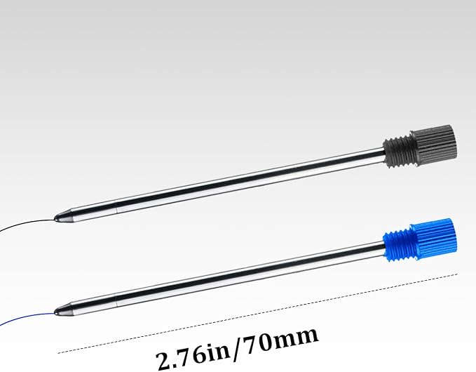 Black Ink Refills, Replaceable Pen Refills, 2.75 inch Ballpoint Pens Refills - Image 3