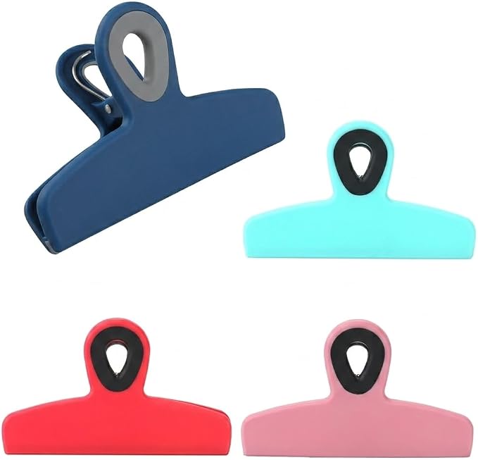 Mr. Pen- Magnetic Bag Clips, 4 Pack, Durable Plastic by MrPen