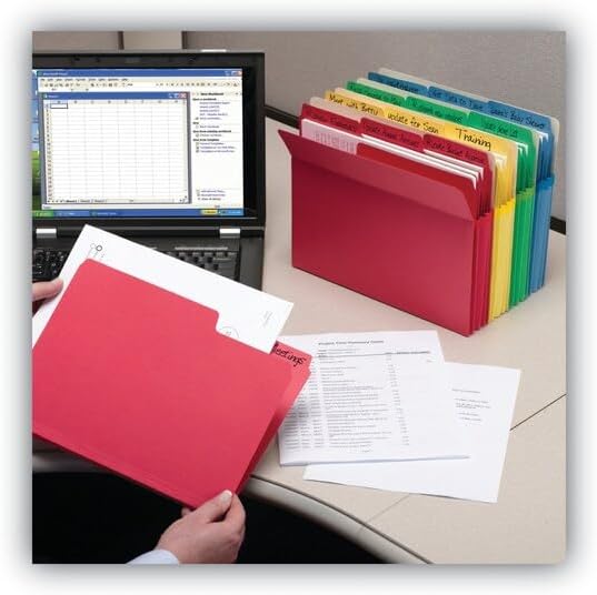 Smead SuperTab Heavyweight File Folder, Oversized 1/3-Cut Tab, Legal Size - Image 7