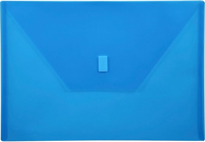 Lion Design-R-Line Poly Envelope, 9-3/8 x 13 Inches, Transparent Blue, 1 by LION