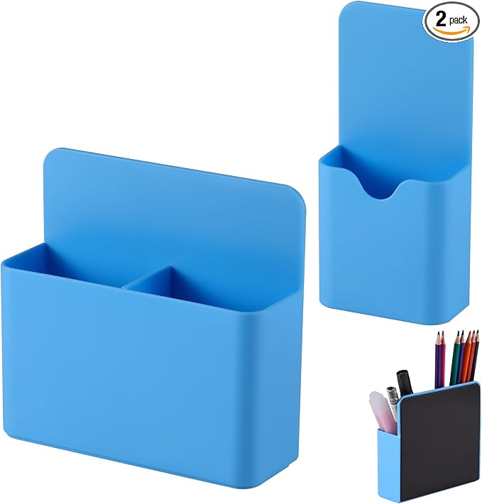 KITANIS Magnetic Pen Holder, 2 Pack Magnetic Dry Erase Marker Holder by KITANIS