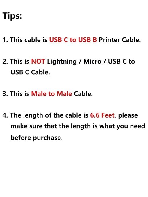 CableCreation USB B to C 6.6 FT Printer Cable, MIDI Cable, Nylon Braided USB-B - Image 8
