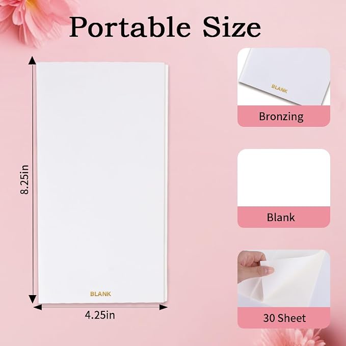 Travelers Notebook Inserts, Small Blank Sketchbook, Standard Regular TN Journal - Image 2