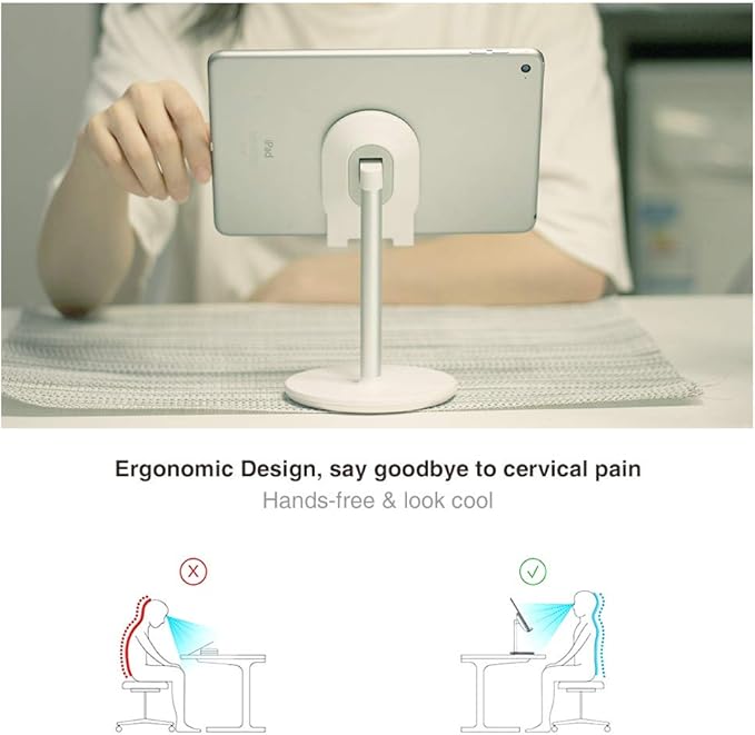 Bright Stone Phone Stand for Desk, Adjustable Cell Phone Holder for Desk - Image 3