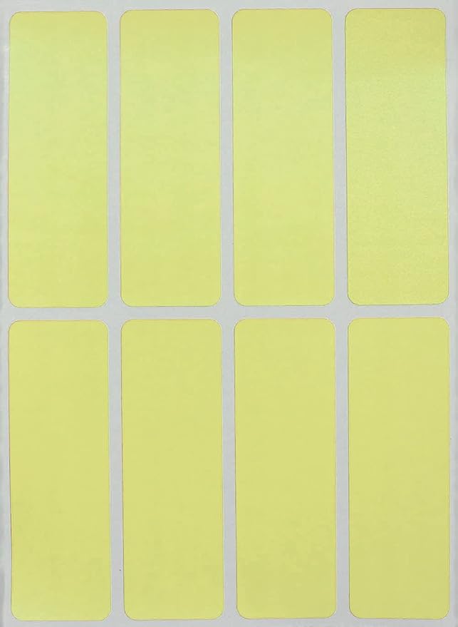 Royal Green Rectangular Sticker Color Coded Write on Labels by RoyalGreen