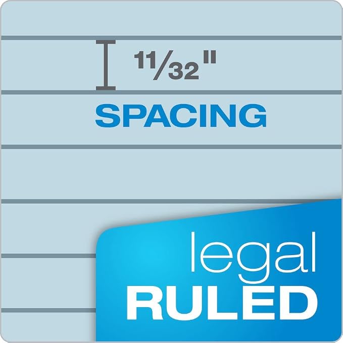 Tops Prism Writing Pads, 8-1/2" x 11-3/4", Legal Rule, Perforated, 50 Sheets - Image 5