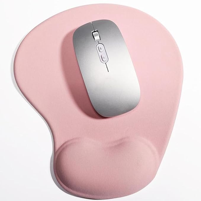 Ergonomic Mouse Pad with Wrist Rest, Gel Wrist Support Mousepad, Pain Relief by JYWYBF