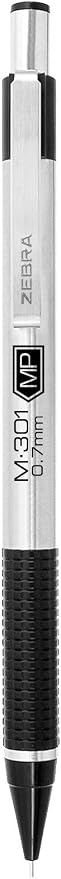 Zebra Pen M-301 Mechanical Pencil, Stainless Steel Barrel, Medium Point - Image 2