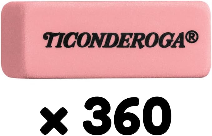 Ticonderoga Wedge Erasers, 72 Packs, 360 Erasers Total - Image 4
