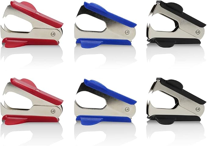 Ultimate Stationery Staple Remover Tool 6 PK Staple Puller Pinch Jaw by UltimateStationery