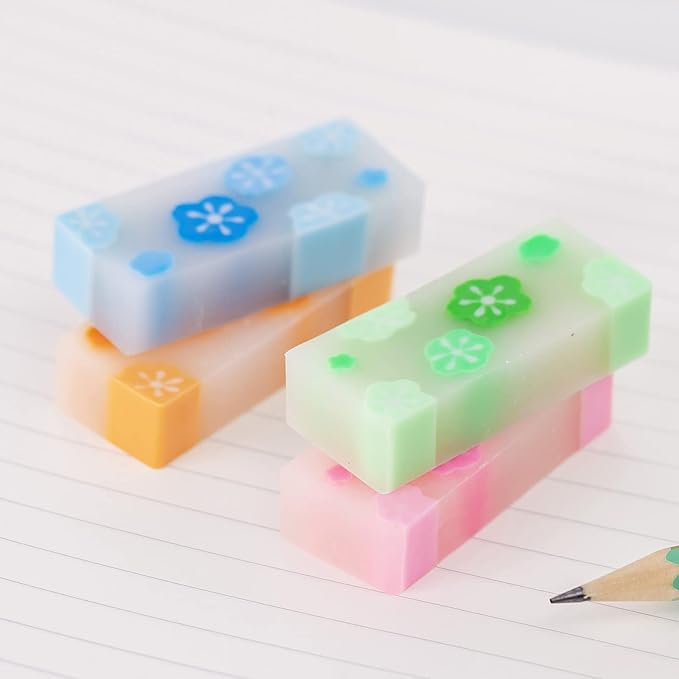 Cute Erasers for Kids Bulk 16 Pack Animal Food Fun Desk Pets Pencil Students School Supplies Prize Gifts Party Favors-DeskLoop Office