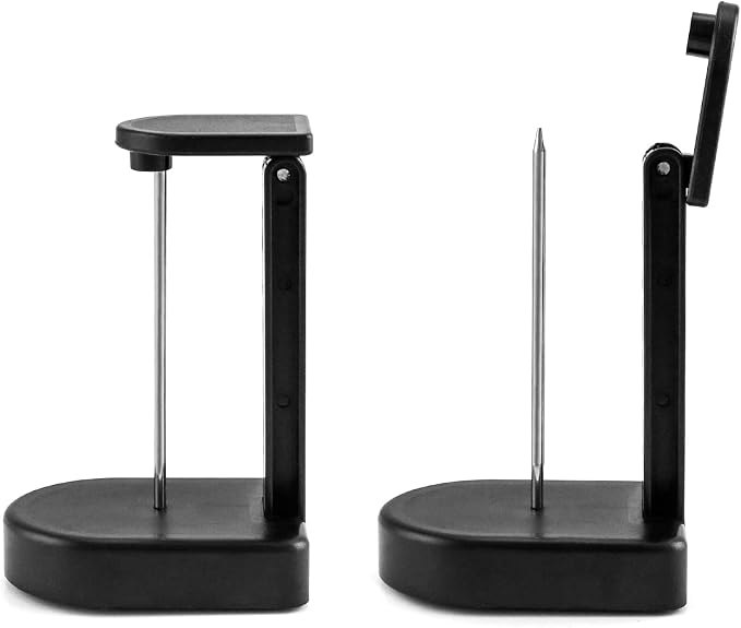QWORK Paper Memo Holder Receipt Holder, 2 Packs Black Receipt Invoice Spike - Image 3