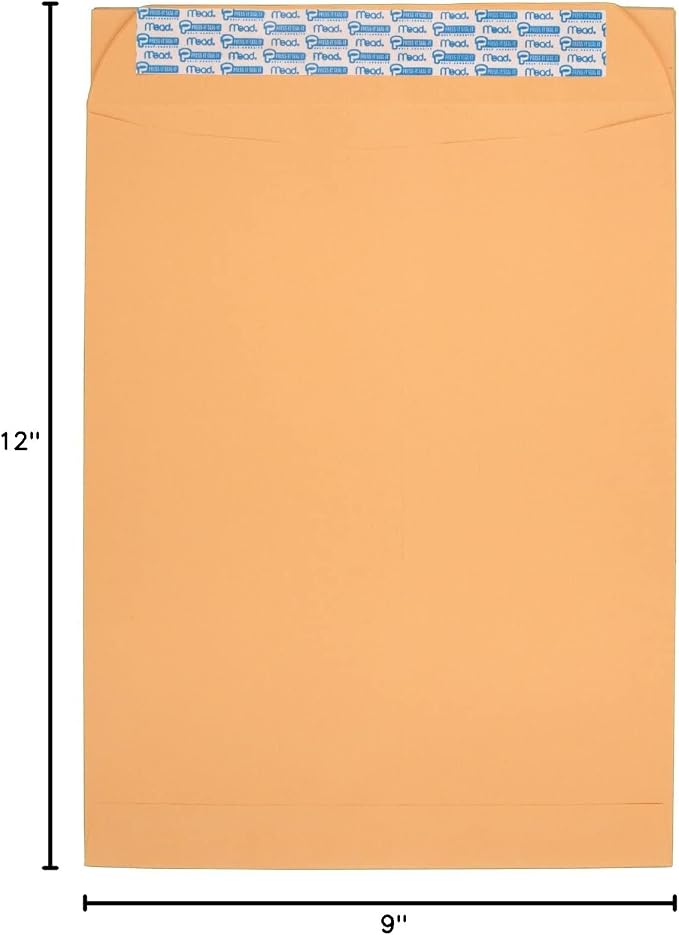 Mead Envelopes, Letter Size 9" x 12", Press-It Seal-It Self Adhesive Closure - Image 6