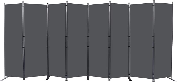 CHOSENM Room Divider, 8 Panel Folding Privacy Screens by CHOSENM