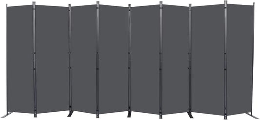 CHOSENM Room Divider, 8 Panel Folding Privacy Screens by CHOSENM