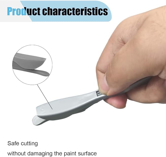 3PCS Wrapping Paper Cutter, Concealed Safety Sliding Cutter, Vinyl Gift Wrap - Image 4