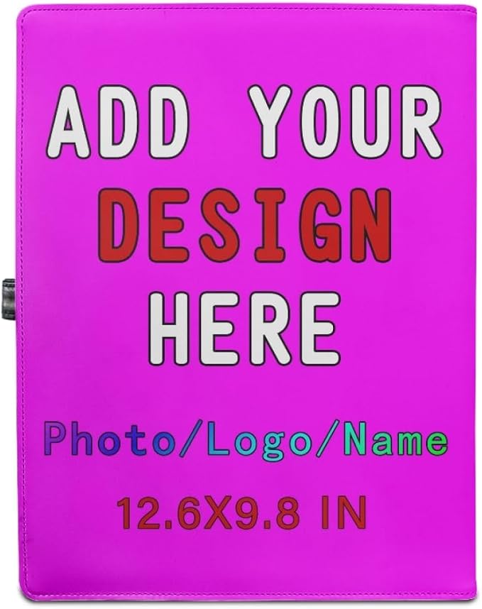 Personalized Padfolio Clipboard Folder Add Your Own Logo Text Text, Custom - Image 2