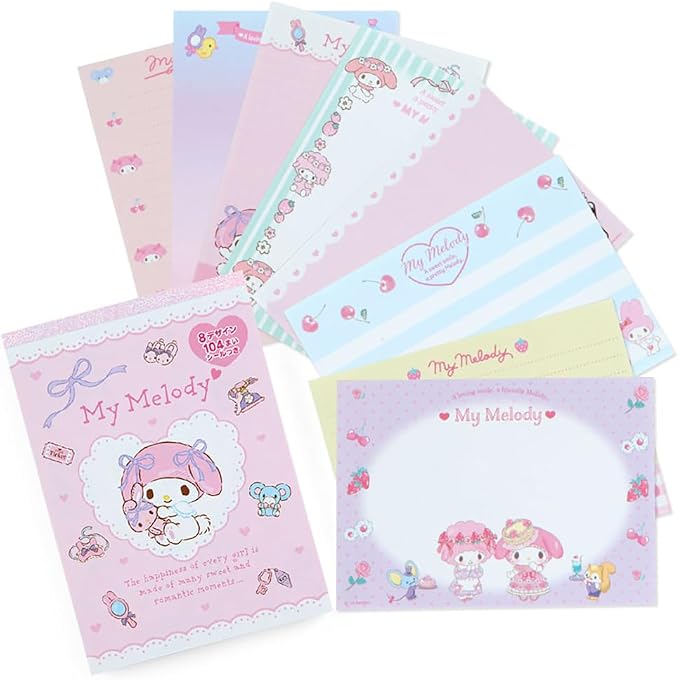 Sanrio My Melody 8 Design Memo 016951 by SANRIO