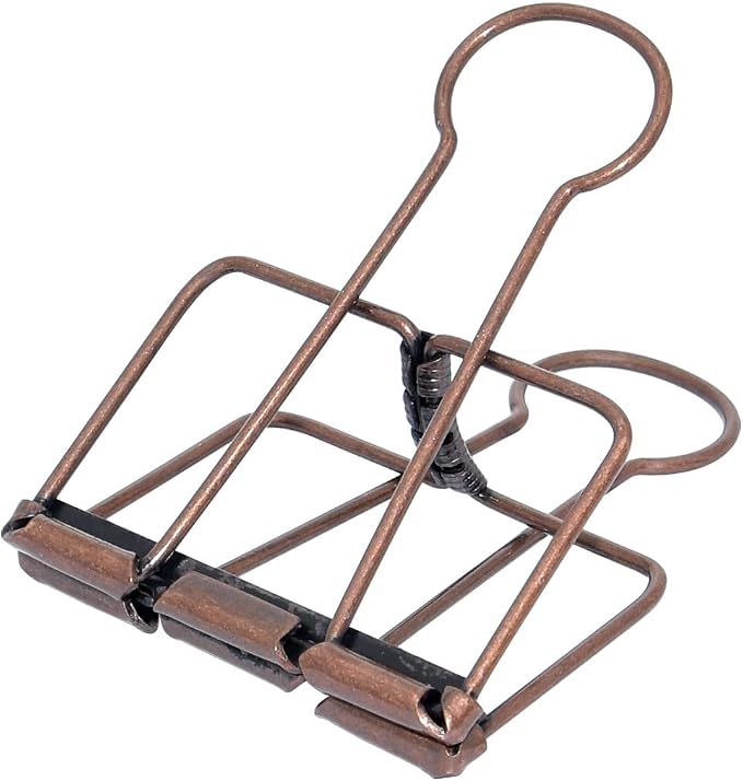 Extra Large Binder Clips 2 Inch, Big Paper Clamps Copper by zoohot