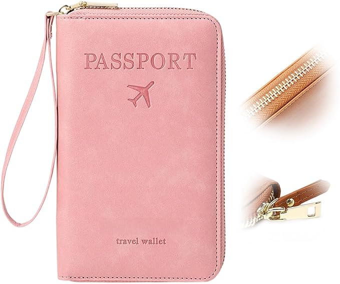 Multi-Functional RFID Passport Wallet, RFID Passport Holder by LECDOA