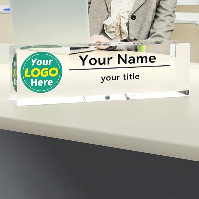 Name Plate for Desk Personalized | Office Gifts | Office Decorations for Work | - Image 2