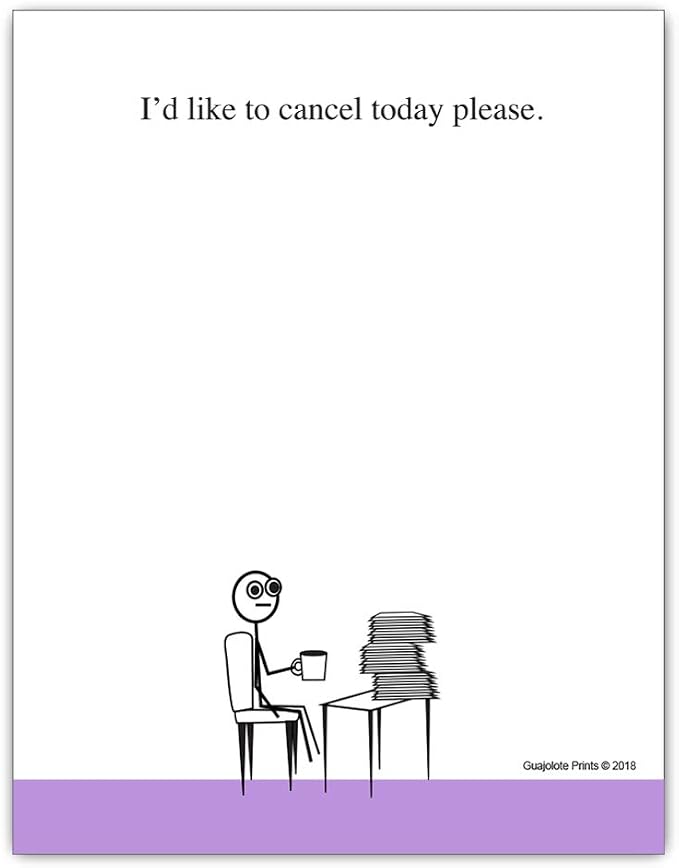 Funny Notepads 4 X 5.25 inch, Humorous Office Gift - Image 3