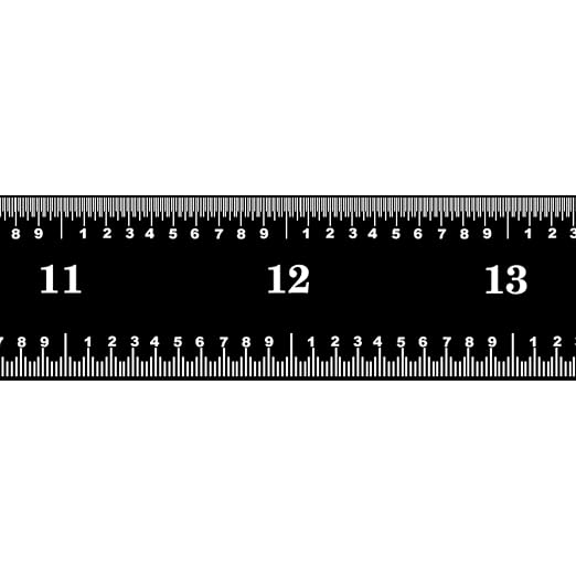 PEC Tools 24" Flexible Metal Ruler, Stainless Steel - Image 4