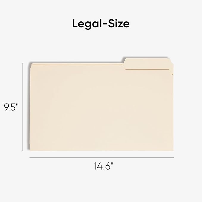 Smead File Folder, 1/3-Cut Tab, Legal Size, 100 per Box - Image 2