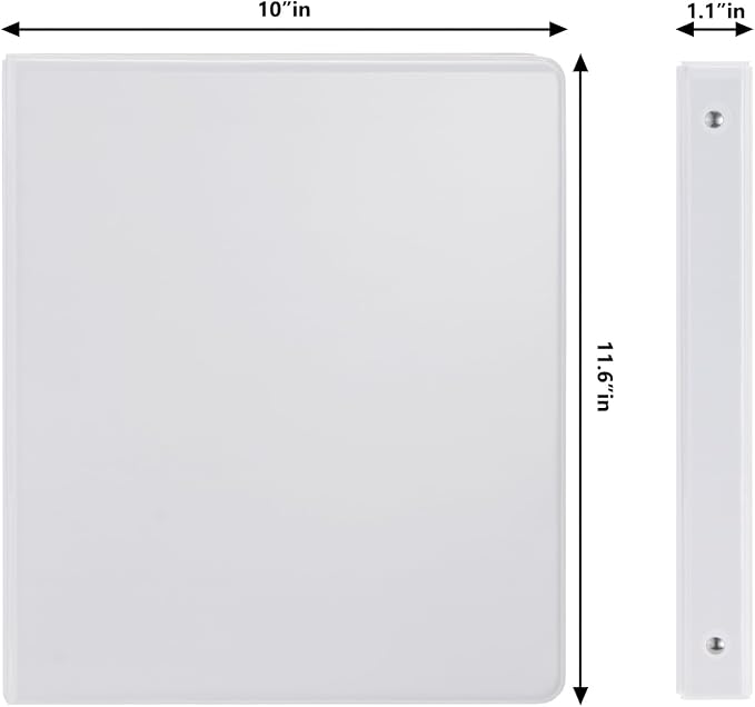 COMIX Sturdy 3 Ring Binder 0.5 inch - Image 3