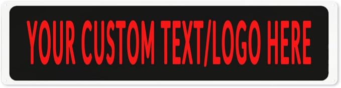 Custom Sign Personalized Custom Metal Sign, Customize by Custom