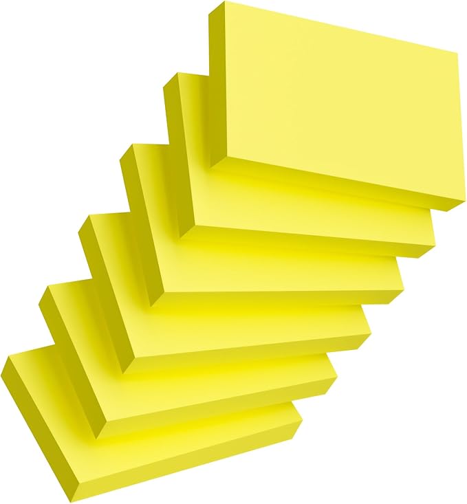 Index Cards 3x5 Inch, Flash Cards, Blank Yellow Note Cards Paper by Ciphyfee